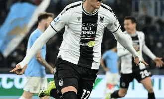 意甲：乌迪内斯VS国际米兰推荐比分预测